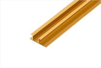 保山航空纤维墙咔铝合金带灯中条（钛金氧化）