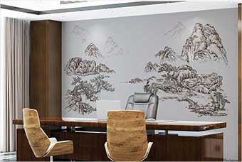 保山森佰汇航空纤维墙咔（山水之间）