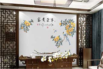 保山森佰汇航空纤维墙咔（富贵荣华）