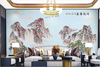 保山森佰汇航空纤维墙咔（鸿运当头）